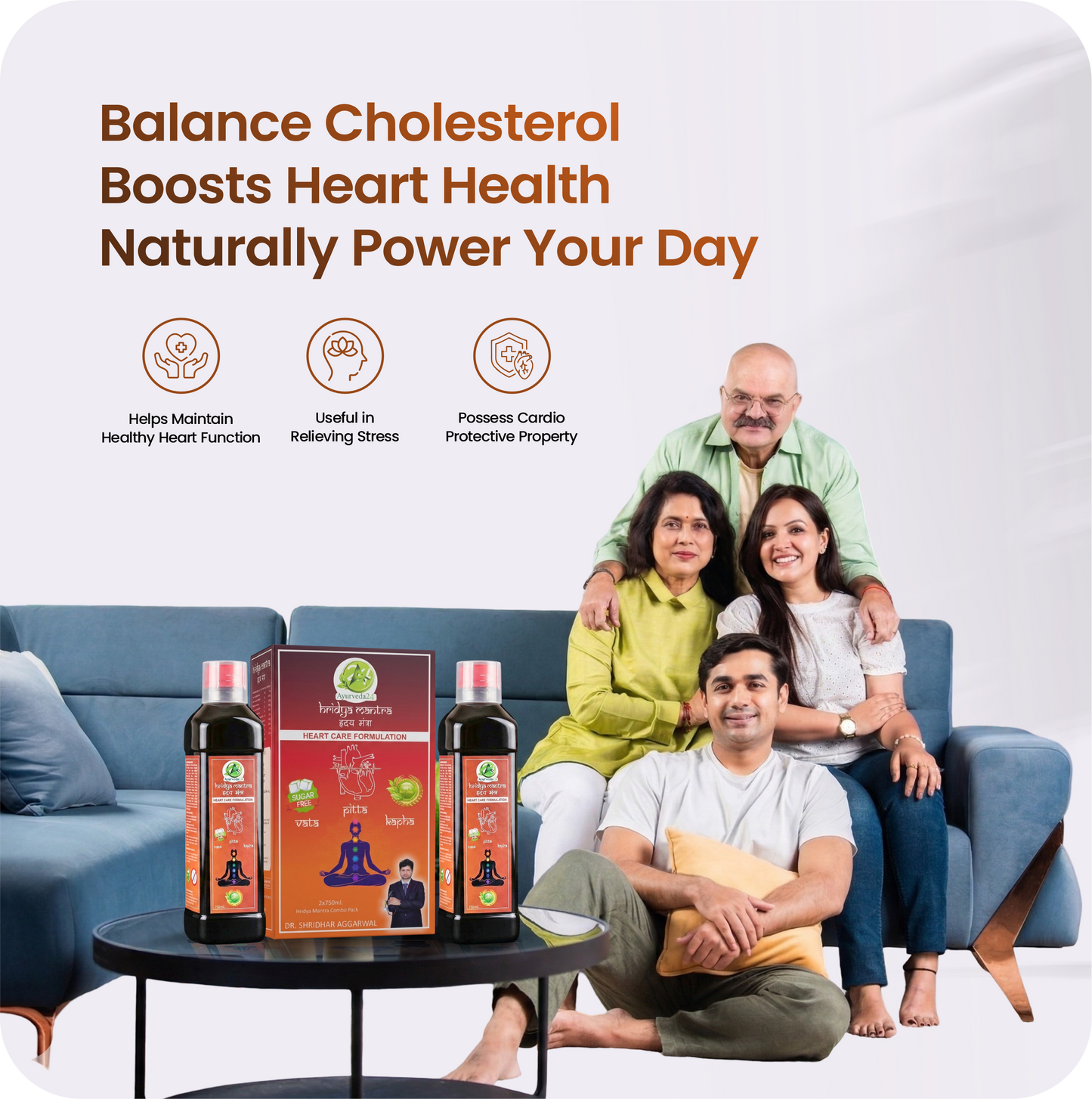 Hridya Mantra Combo - Heart & Cholesterol Care