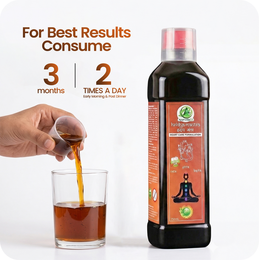 Hridya Mantra-Herbs to Reduce Heart Blockage & High Cholesterol