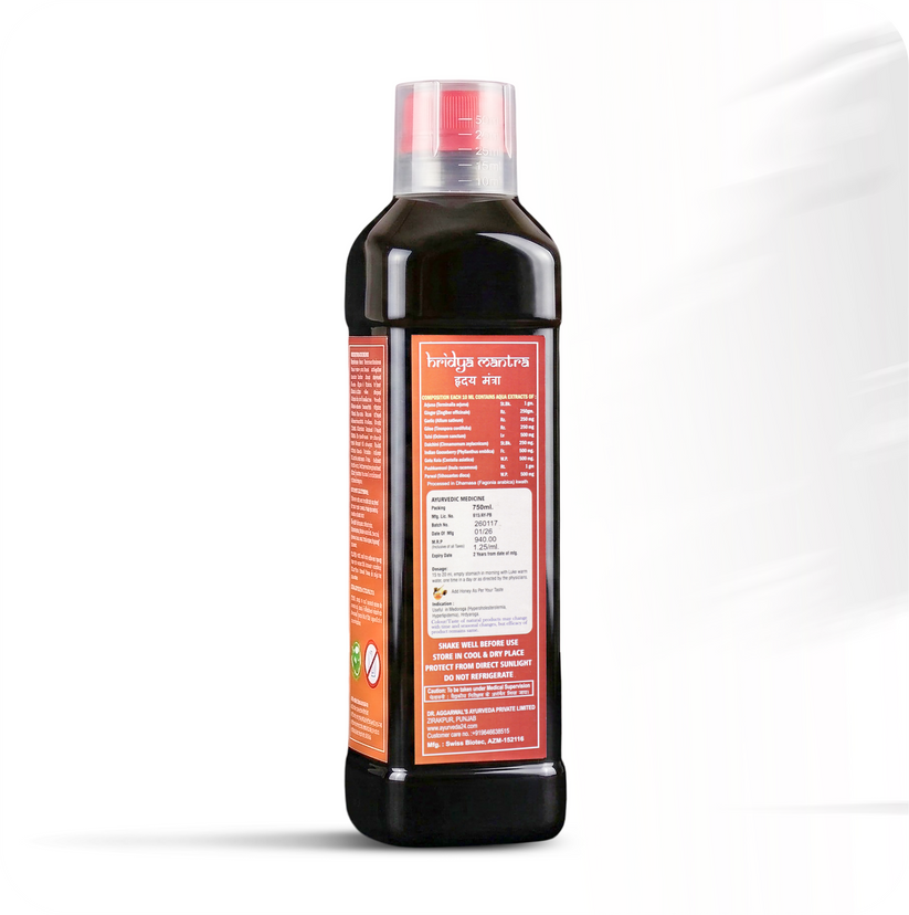 Hridya Mantra-Herbs to Reduce Heart Blockage & High Cholesterol